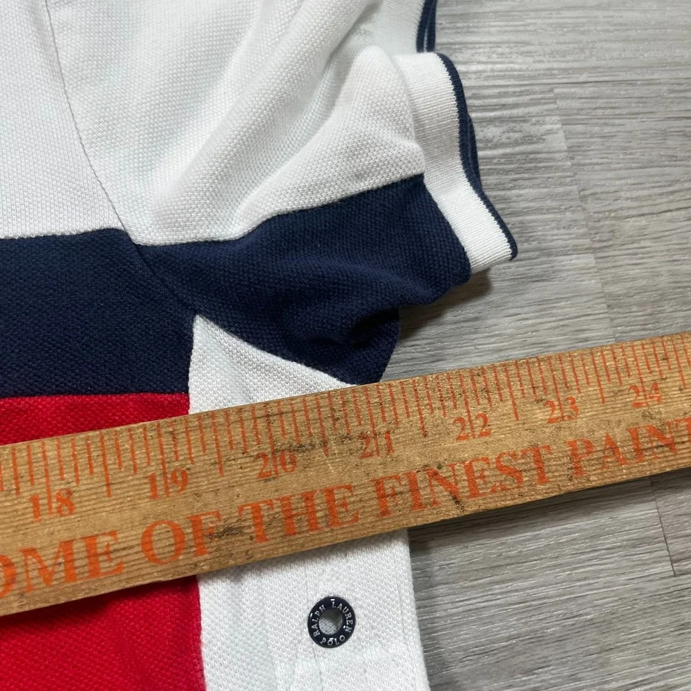 Polo Ralph Lauren Polo Shirt Mens Large Open 65 Offshore Racing USA Big Pony P15